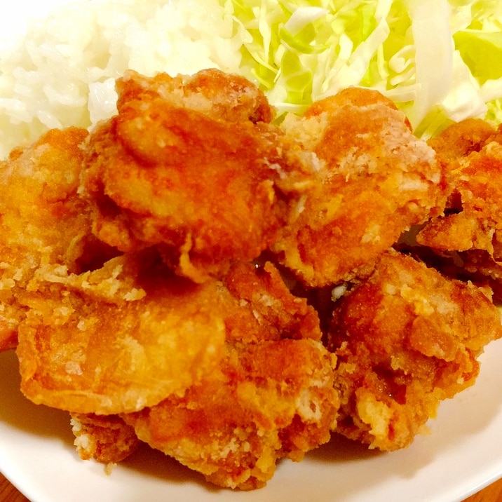 下味しっかり がっつり唐揚げ レシピ 作り方 By Yomogimotir 楽天レシピ